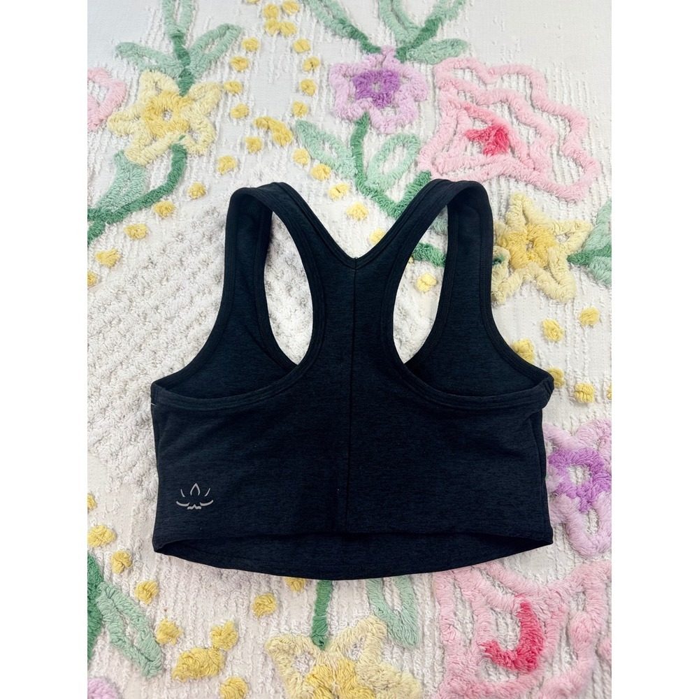Beyond Yoga Black Racerback Cropped Tank Top Activewear XS - Picture 5 of 8
